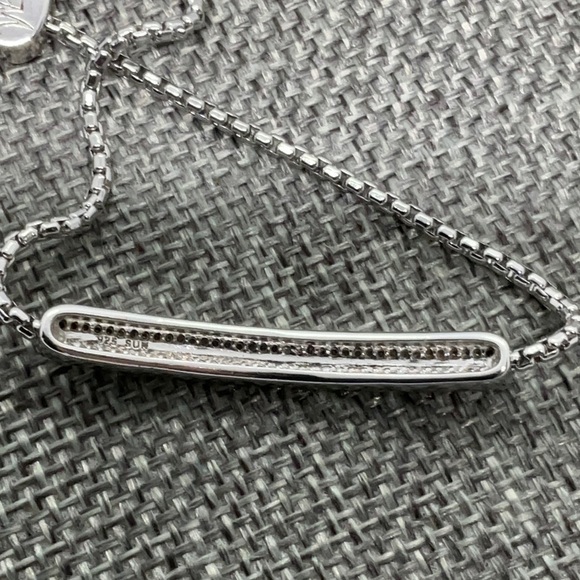 Rhythm and Muse Diamond Sterling Silver Bolo Bracelet - Picture 8 of 9